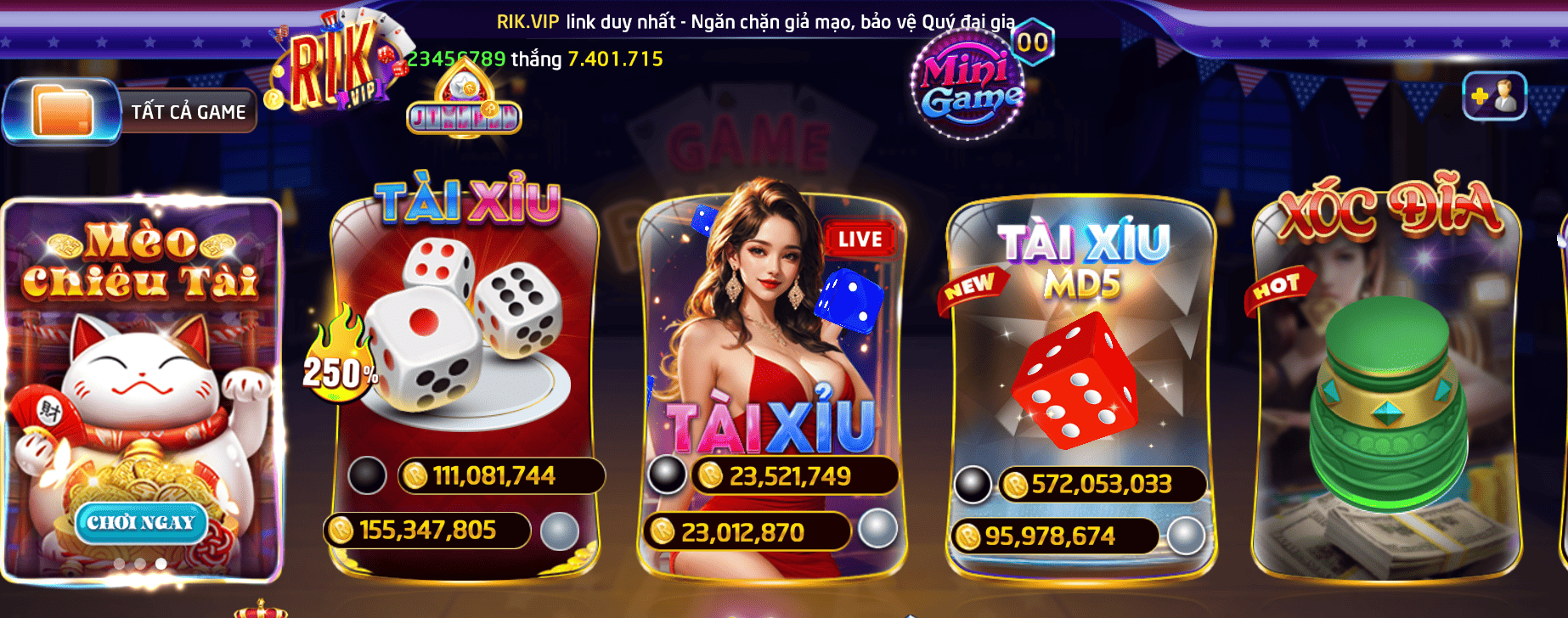 Sơ lược sân chơi RIKVIP